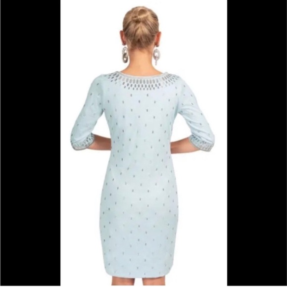 Gretchen Scott Rocket Girl Jersey Embroidered Dress - Picture 2 of 10